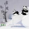 Panda and Bamboo Wall Sticker
